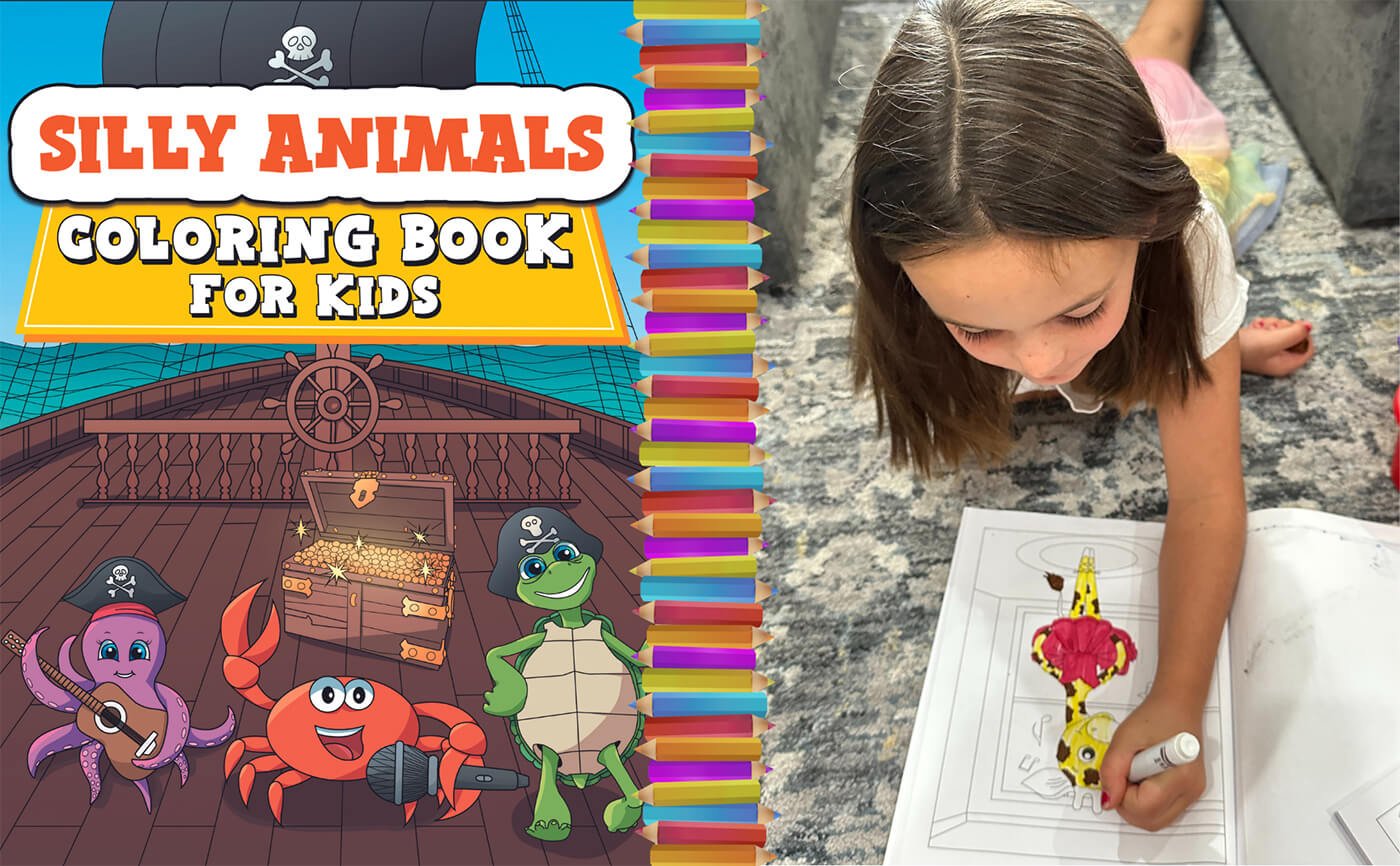 Silly Animals Coloring Book for Kids - Silly Crayons
